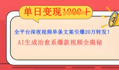 全平台深夜文案新风口:DeepSeek生成百万播放量金句,治愈系内容涨粉速度快4倍-翎创云终点站