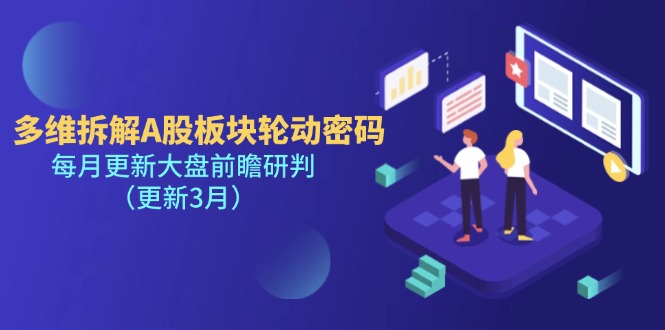 （14213期）多维拆解A股板块轮动密码，每月更新大盘前瞻研判（更新3月）-翎创云终点站