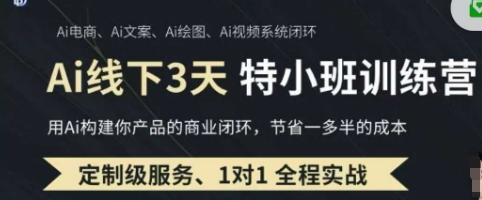 AI实操培训第20-21期线下,0基础保姆级教程,3月最新整理,企业获客、降本增效、打造超级个体-翎创云终点站