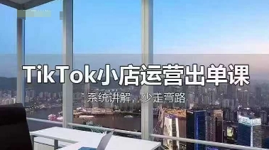 TikTok小店运营出单课，从开店选品、运营出单、发货回款，进行全流程讲解-翎创云终点站